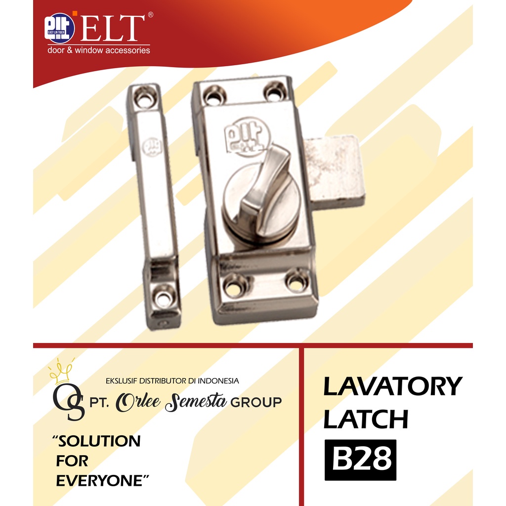 Jual ELT LAVATORY LATCH B28 NP II GRENDEL KAIT ELT Shopee Indonesia
