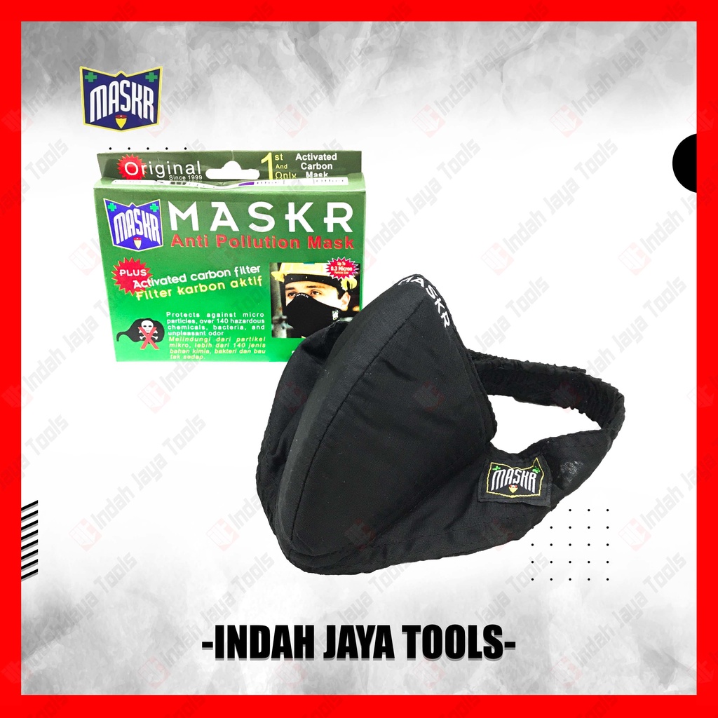 Jual Masker MASKR Filter Karbon Aktif SHORT - Anti Debu Polusi Asap ...
