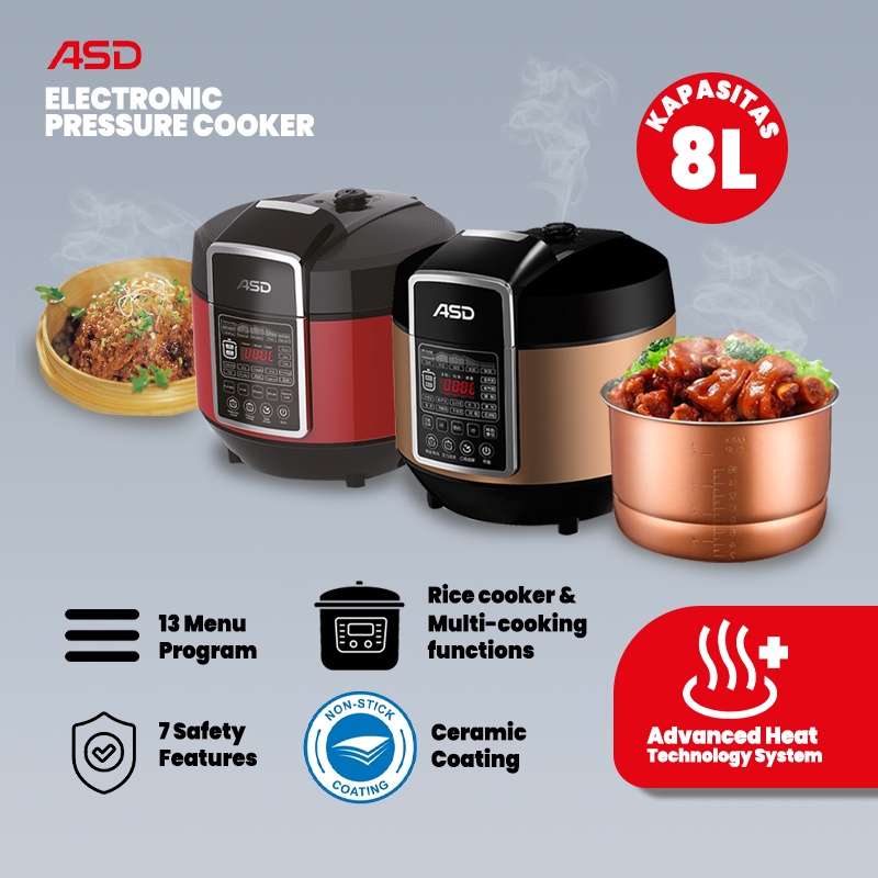 Jual ASD RICE COOKER & PRESSURE COOKER MULTIFUNGSI Shopee Indonesia
