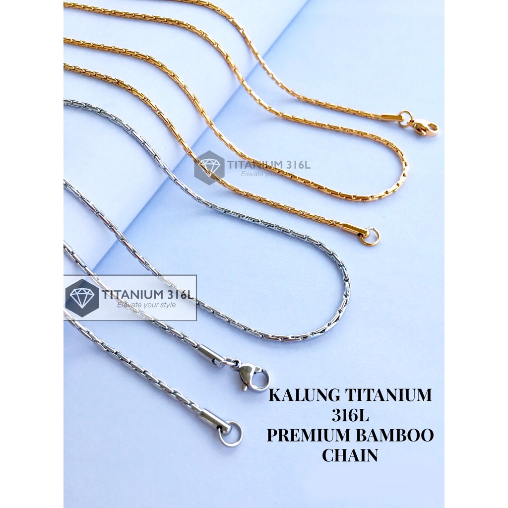 Jual [ TITANIUM 316L ] Kalung Rantai Titanium MCI GLORY CHAIN / ROLO ...