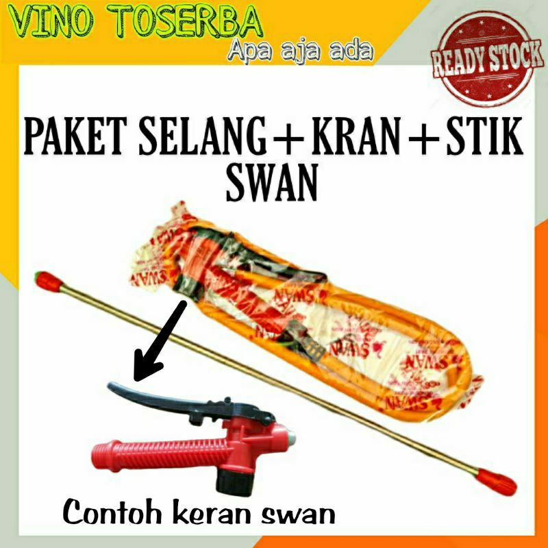 Jual Paket Sprayer Swan Paket Kran Selang Stik Nosel Swan Elektrik Dan Manual Liter Liter