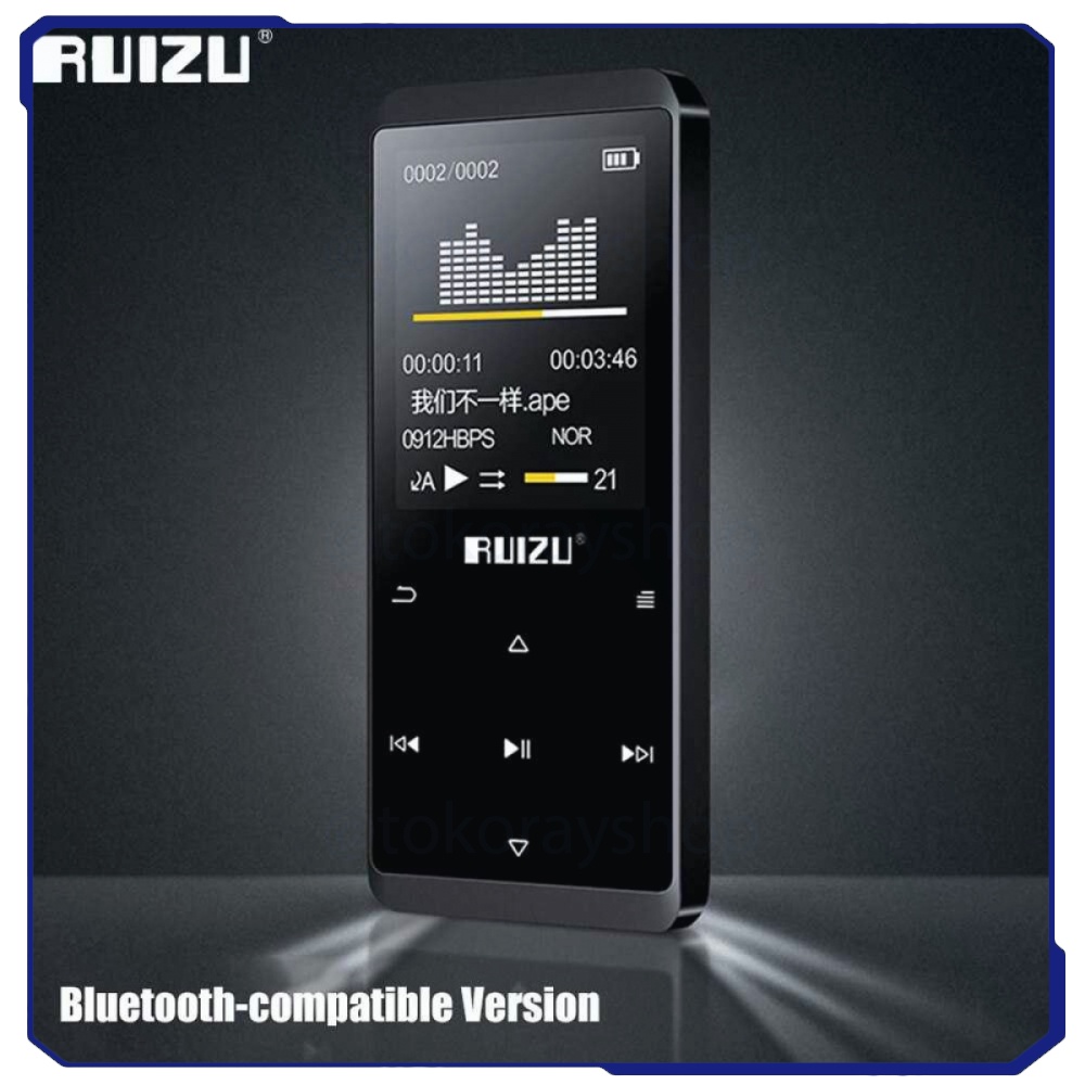 Jual MP3 Player Bluetooth HiFi Digital Audio Player Touchscreen D02