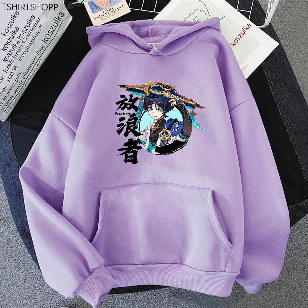 Jual Scaramouche Dan Wanderer Hoodie Anime Genshin Impact Manga Kawaii