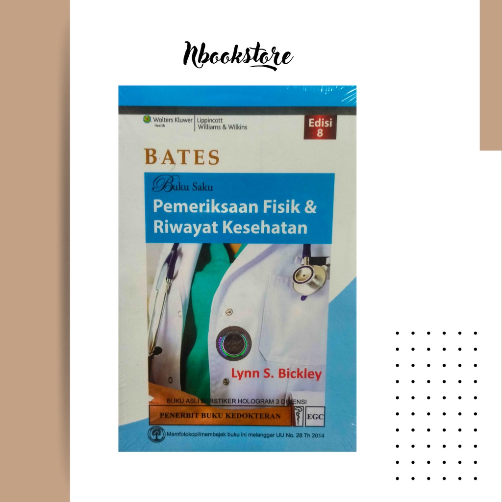 Jual BATES Buku Saku Pemeriksaan Fisik & Riwayat Kesehatan Edisi 8 ...