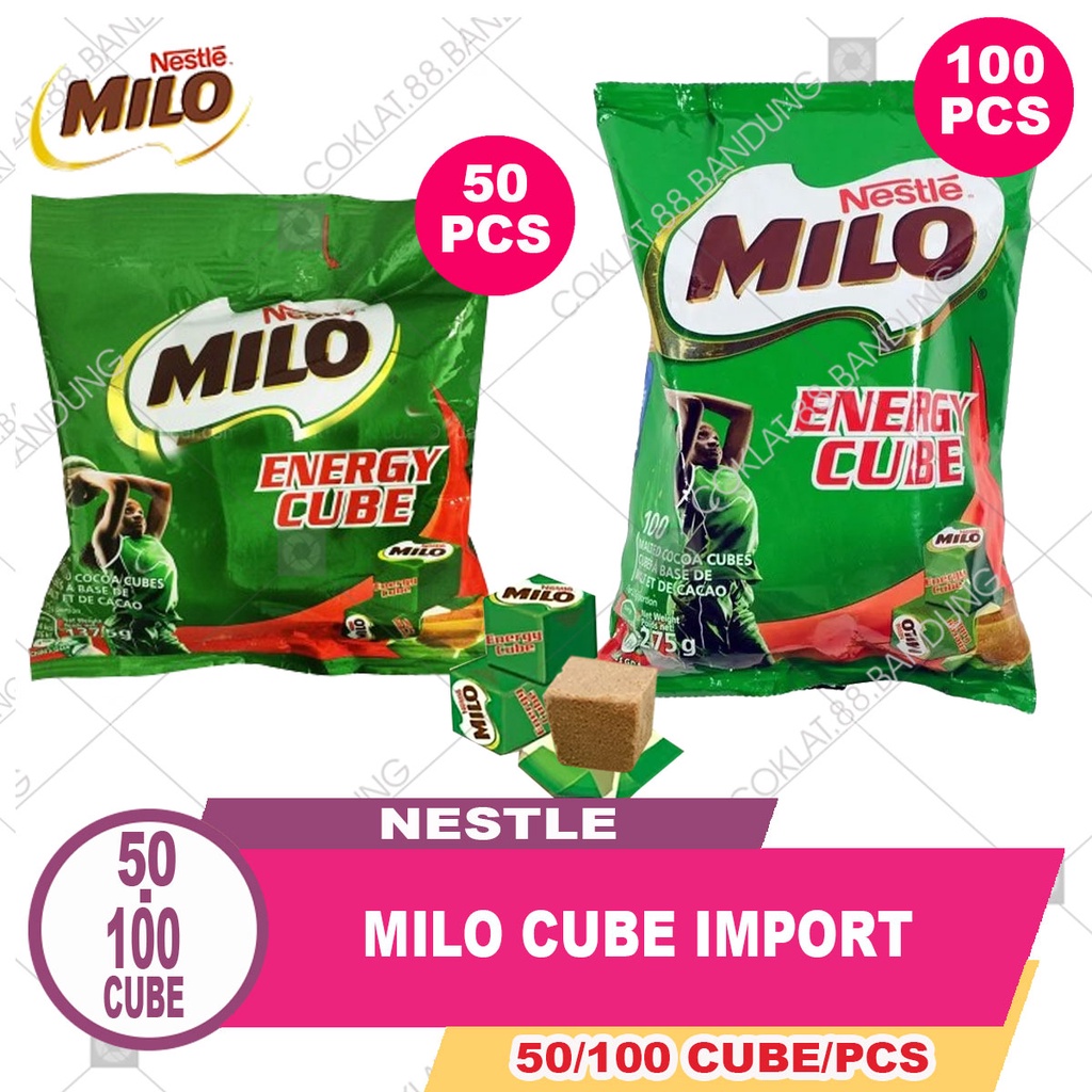 Jual Milo Cube 100 Pcs Milo Cubes 100 Malaysia Milo Energy Cube Kotak