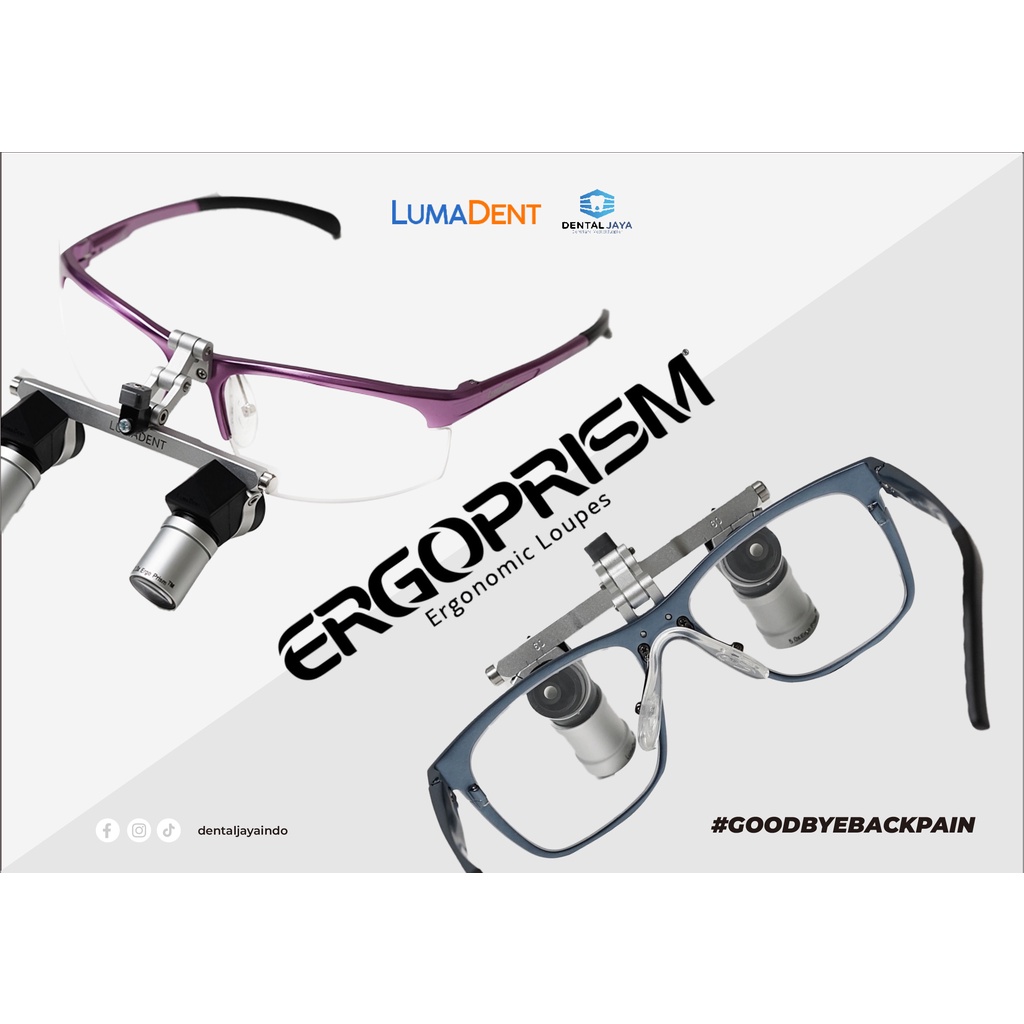 Jual Dental Jaya Loupe Lumadent Ergoprism Flip Up Shopee Indonesia
