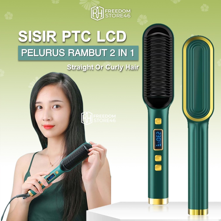 Jual CATOK SISIR PELURUS RAMBUT 2 IN 1 HAIR STRAIGHTENER Terbaru ...