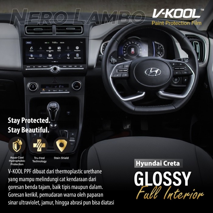 Jual VKOOL PPF Full Interior Glossy Hyundai Creta ( free pasang ...