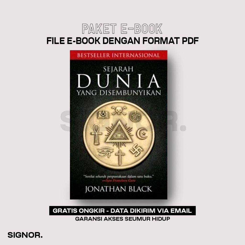 Jual [E-BOOK] SEJARAH DUNIA YANG DISEMBUNYIKAN // JONATHAN BLACK BAHASA ...