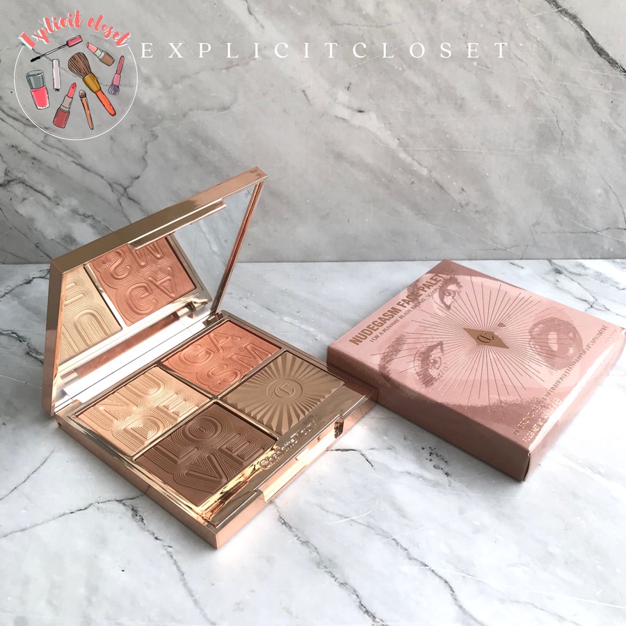 Jual CHARLOTTE TILBURY NUDEGASM FACE PALETTE Shopee Indonesia