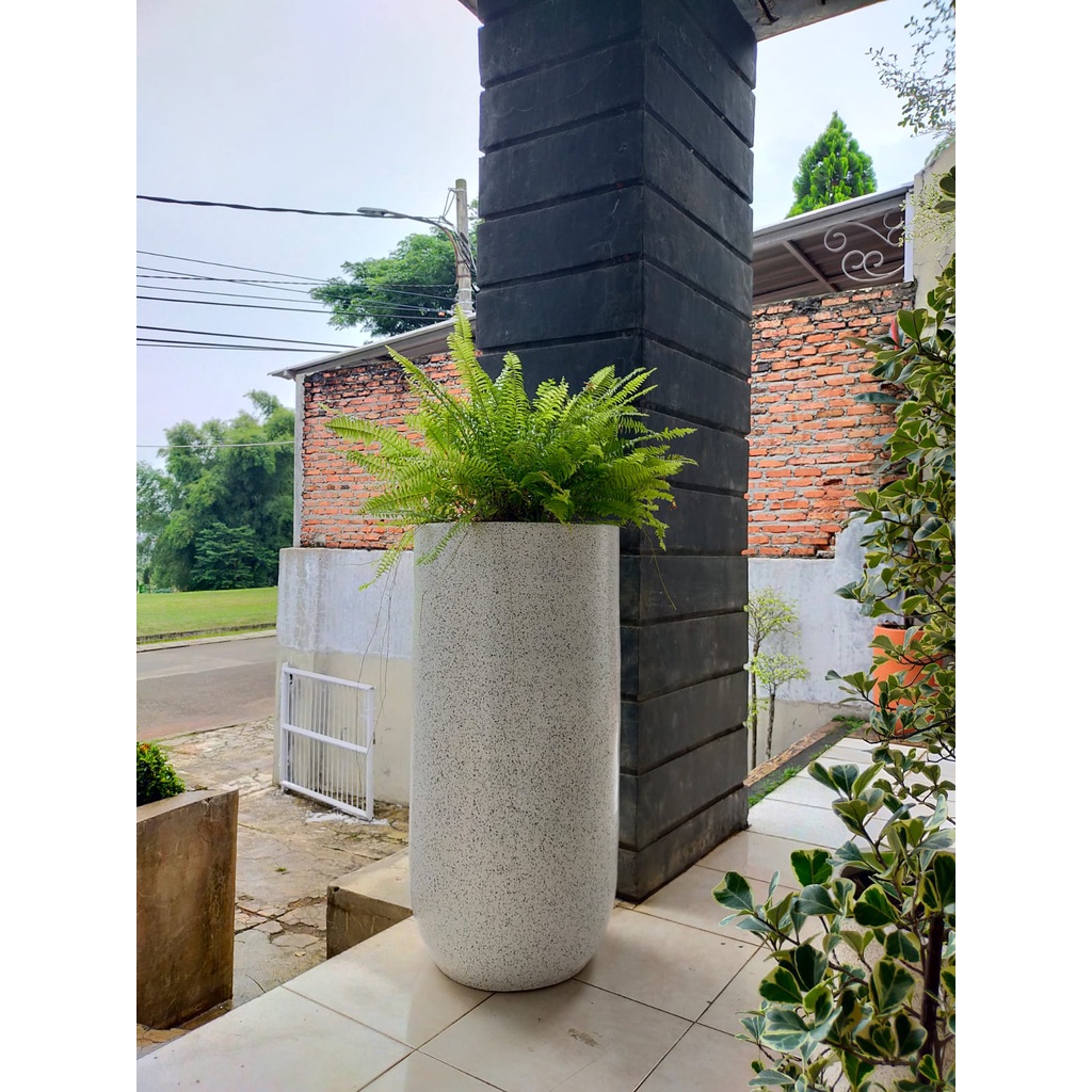 Jual Pot Tanaman Jumbo Cm Motif Teraso D T Shopee Indonesia