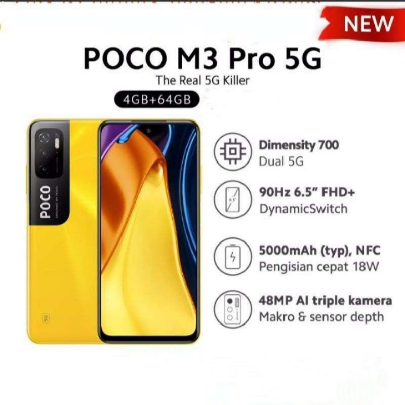 Jual Poco M3 Pro 5g Ram 4gb64gb Garansi Resmi Khusus Batam Saja Shopee Indonesia 8520