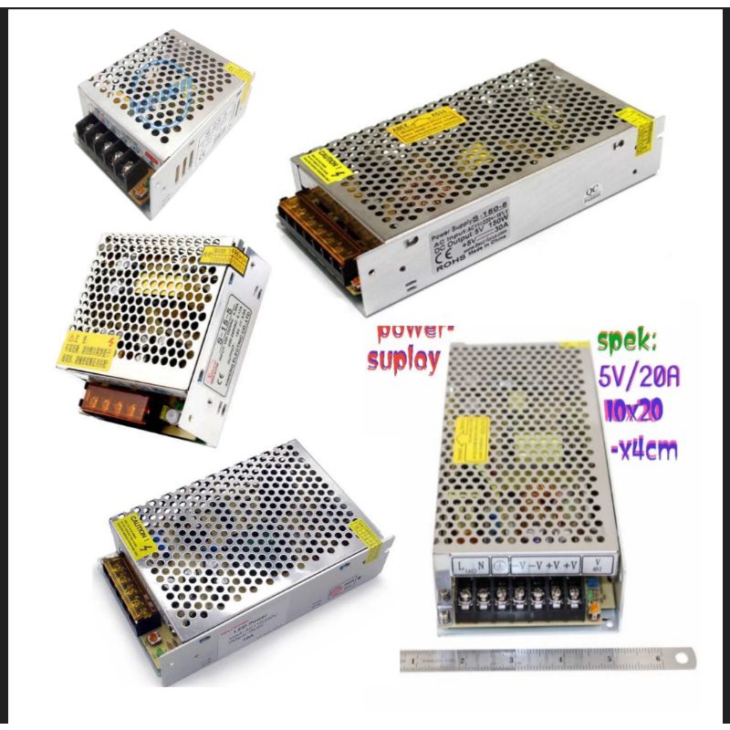 Jual Power Supply Adaptor 5V 3A 5A 5 V10A 20A 30A 40A 