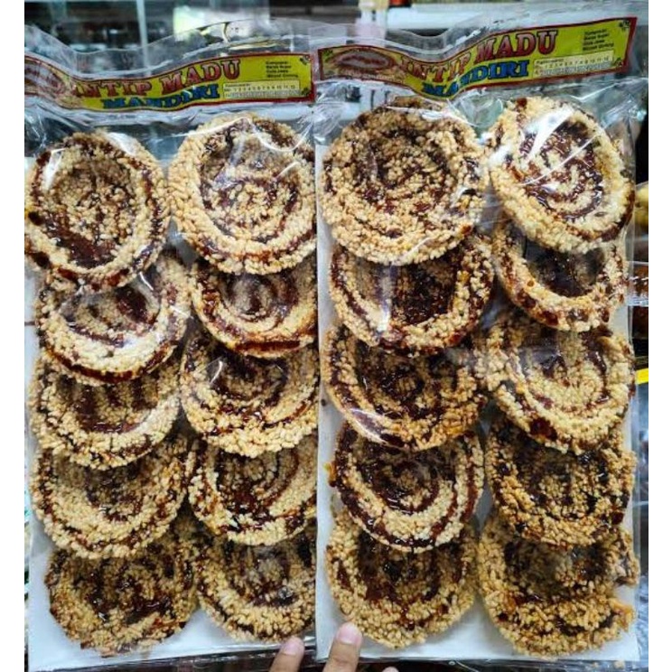 Jual Intip Madu Makanan Khas Solo Isi 10/pack Renyak Enak, Makanan Khas ...