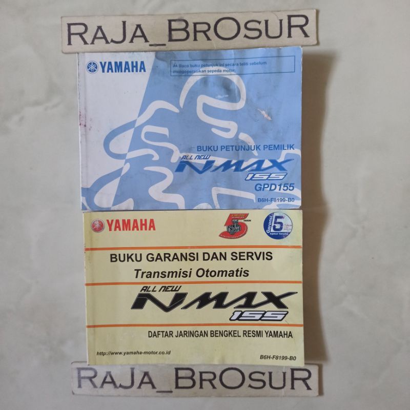 Jual Buku petunjuk pemilik + Buku garansi dan servis transmisi otomatis