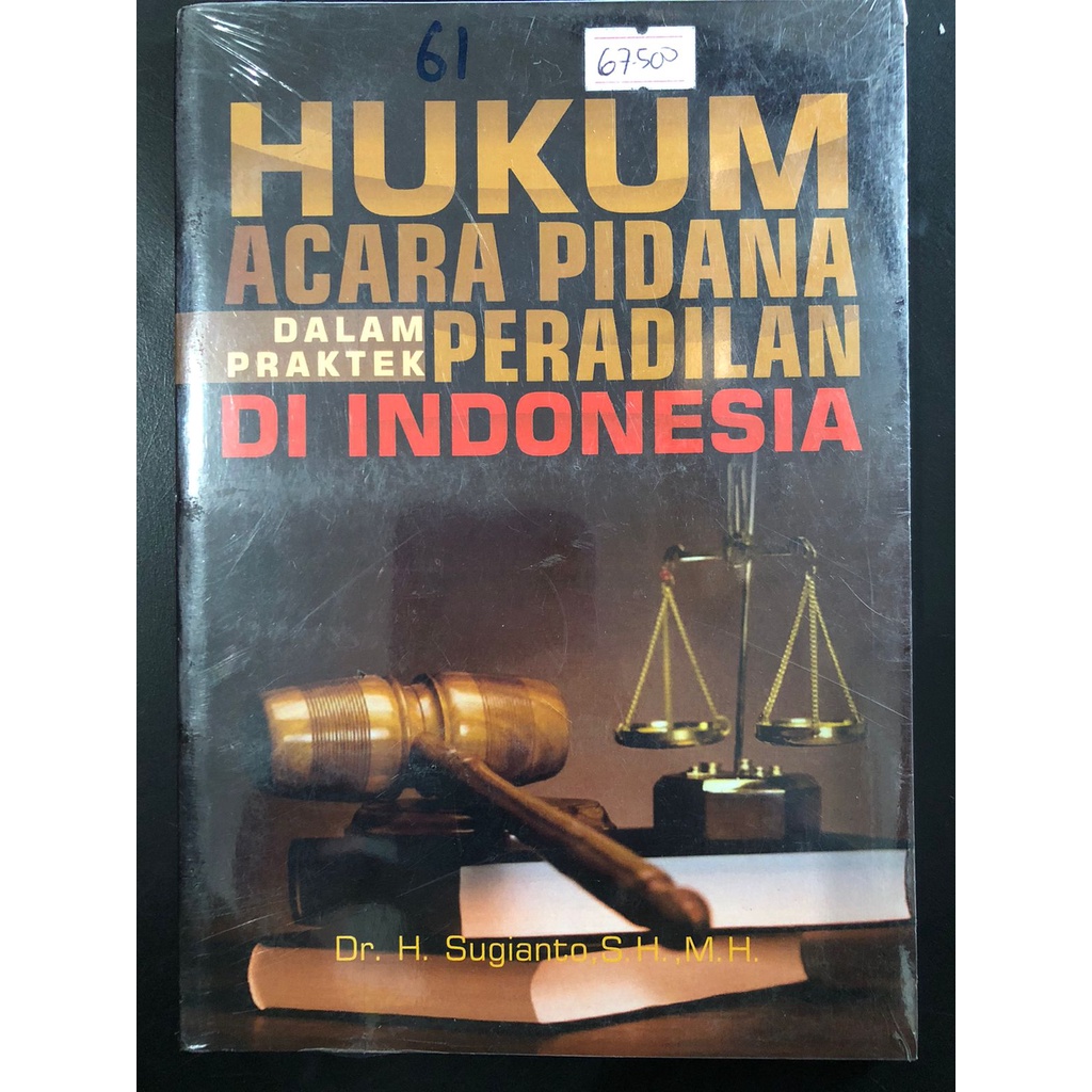 Jual BUKU HUKUM:hukum Acara Pidana Dalam Praktek Peradilan Di Indonesia ...