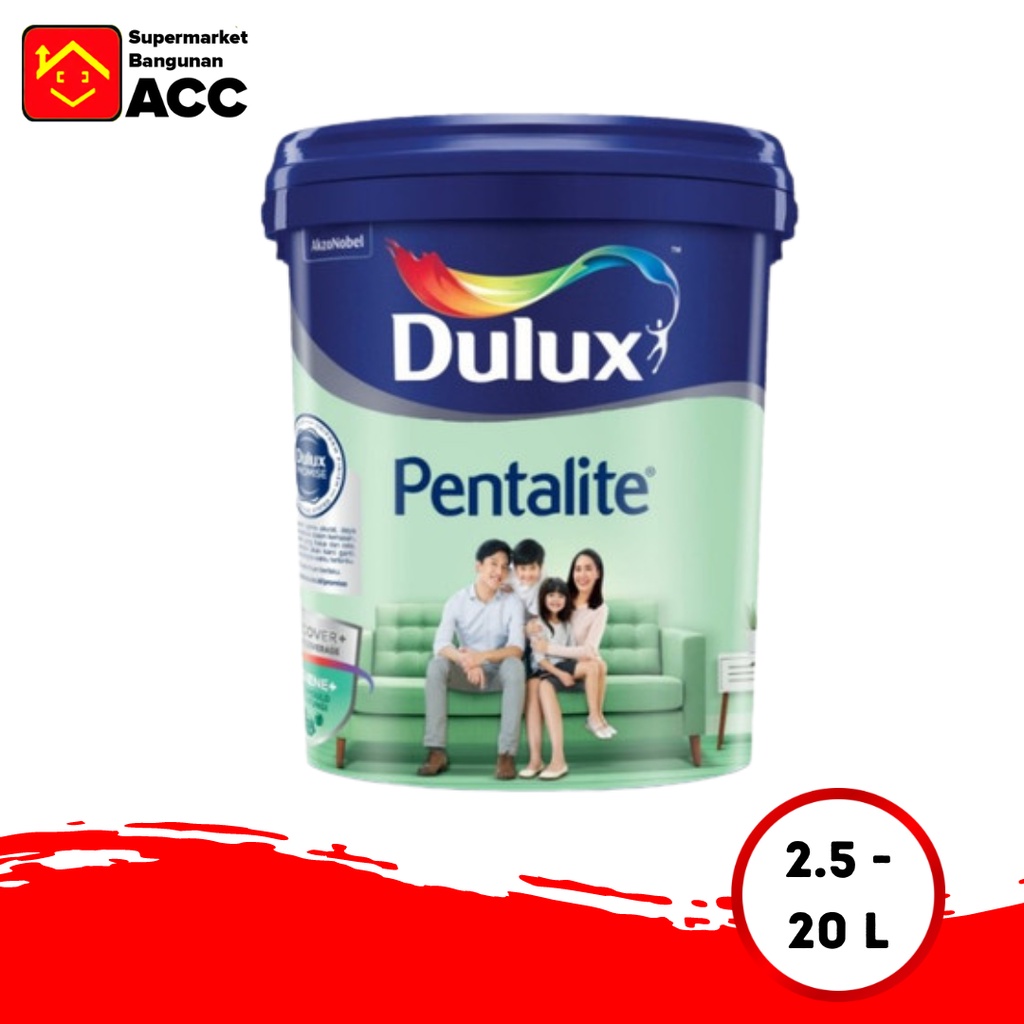 Jual Dulux Pentalite Antibac Brilliant White 25 Liter Shopee Indonesia 2141