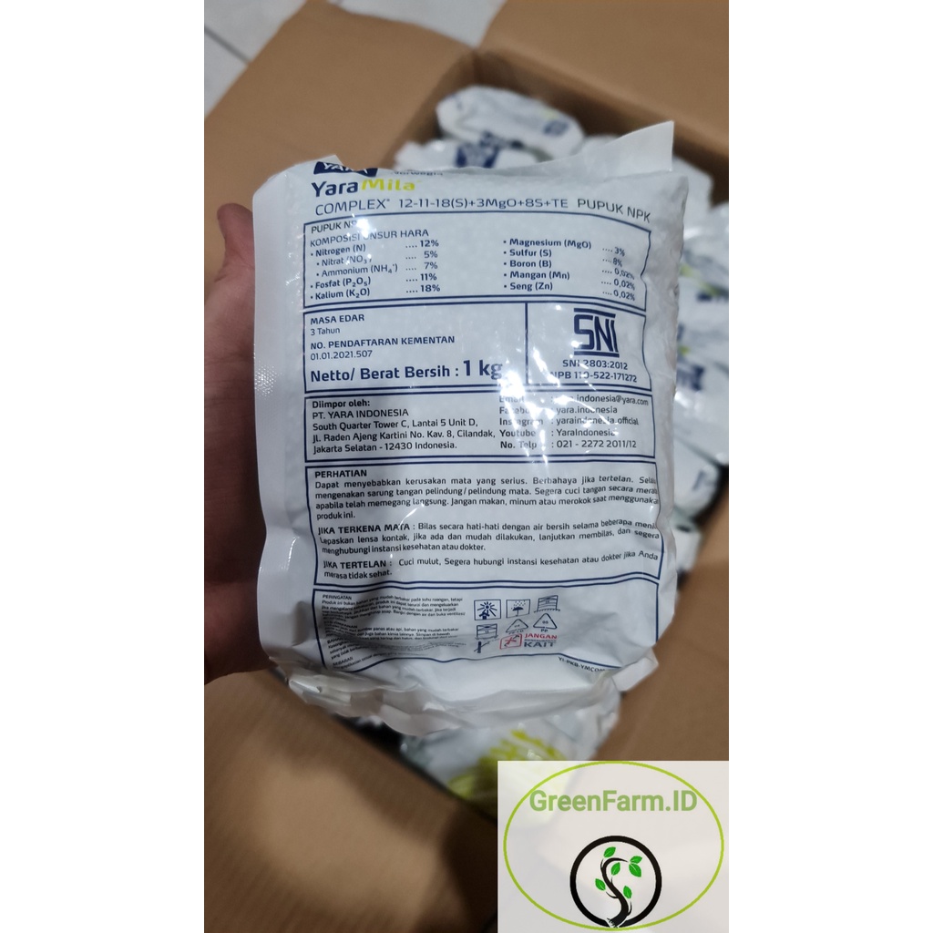 Jual Pupuk Yaramila Complex 1 kg | Shopee Indonesia