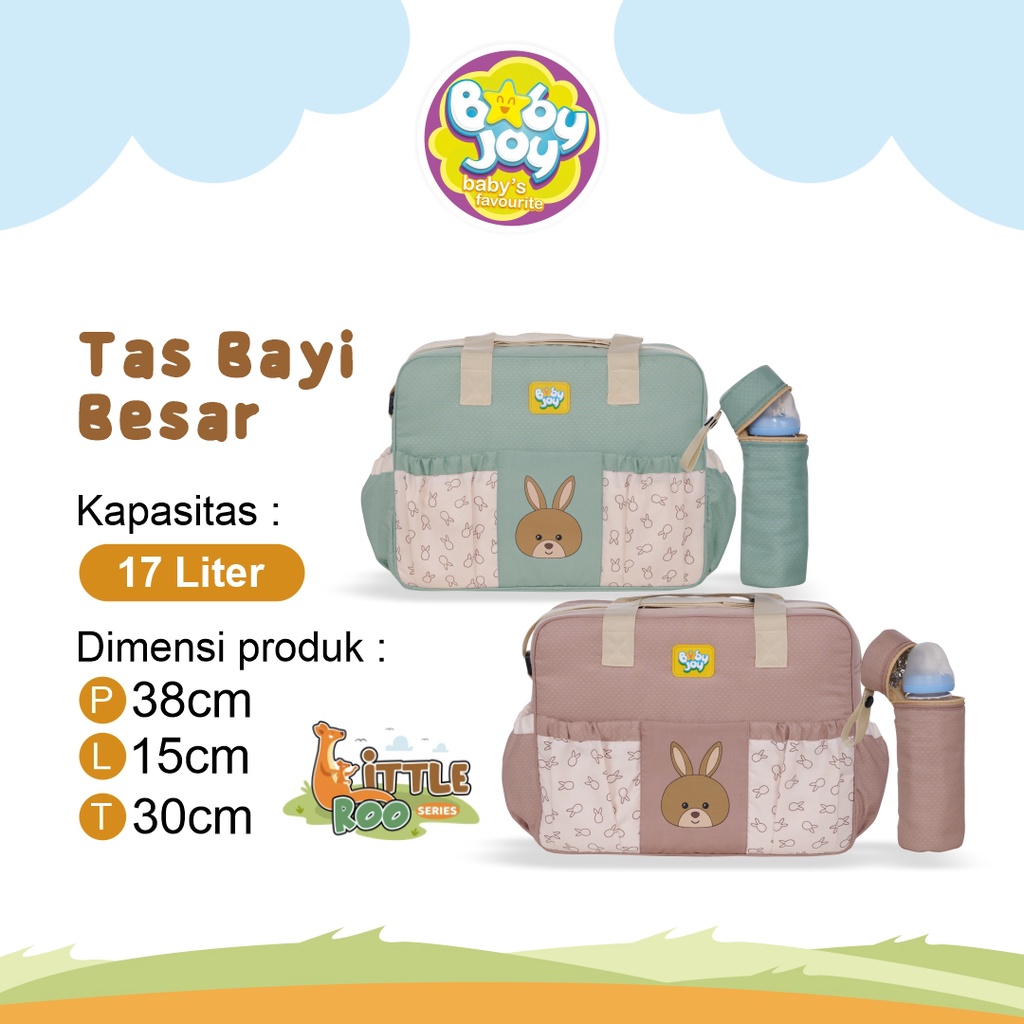 Jual Baby Joy Tas Perlengkapan Bayi Besar Little Roo Series | Shopee ...