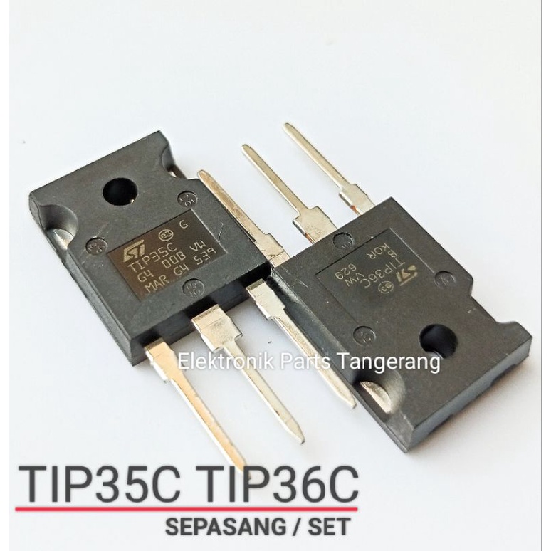 Jual (SATU SET) TIP35C TIP36C TRANSISTOR TIP 35C TIP 36C RRT II CHINA ...