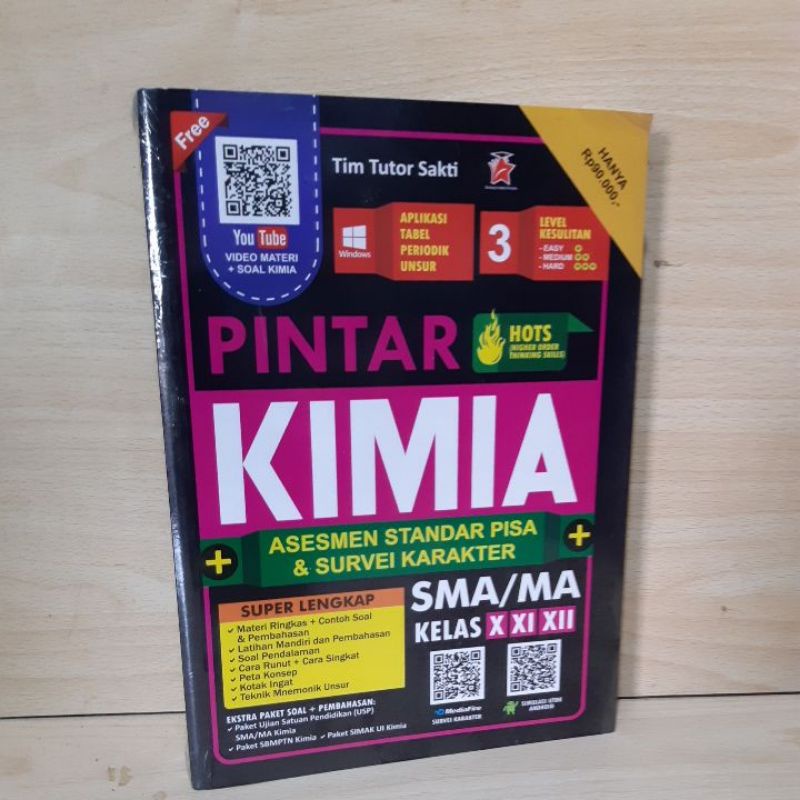 Jual Buku Pintar Kimia SMA/ MA KELAS X ,XI,XII. | Shopee Indonesia