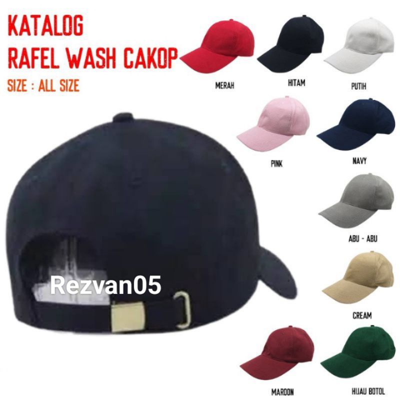 Jual Topi baseball polos ORI/Topi raffel cakop besi/Topi pria&wanita ...