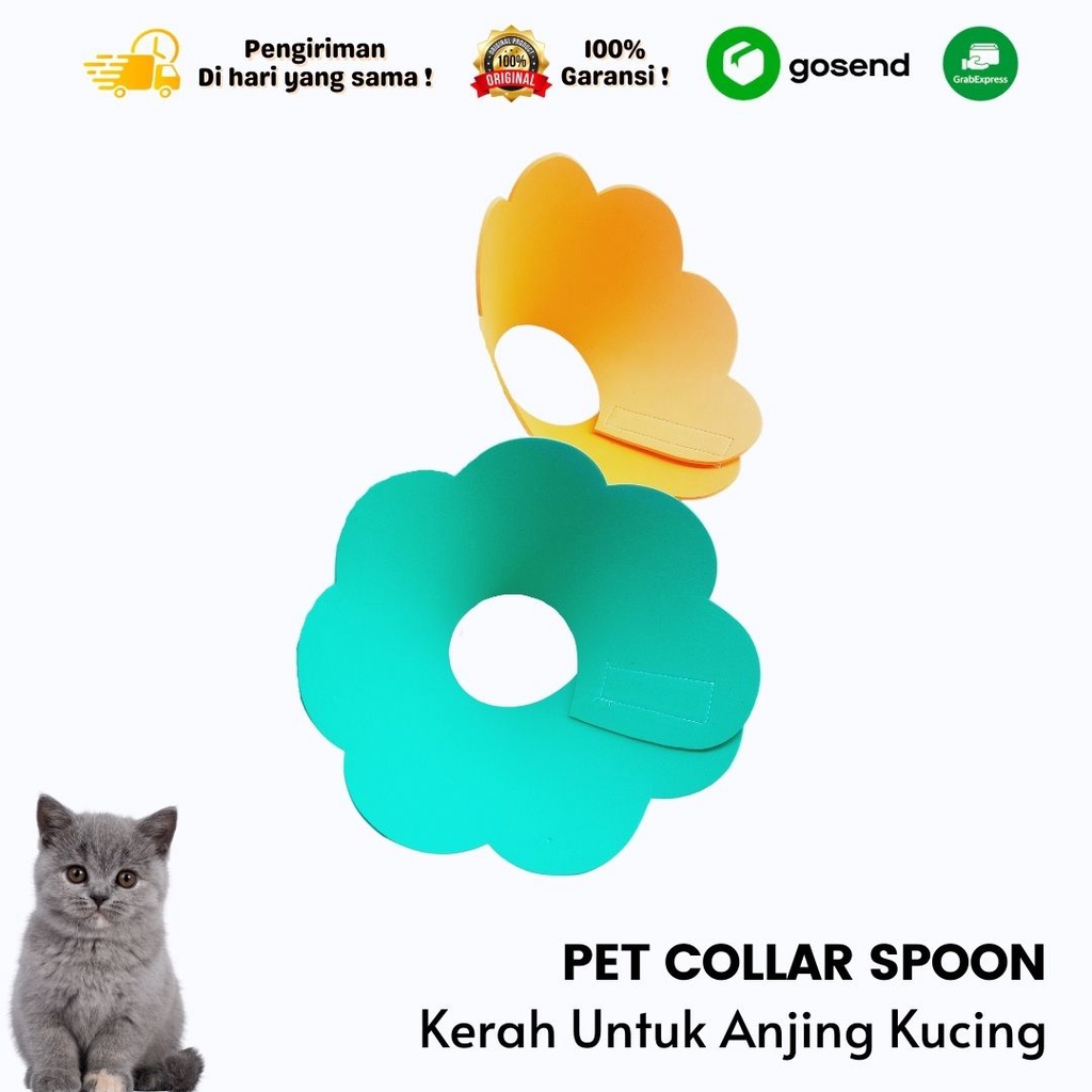 Jual Kerah Leher PET COLLAR Spoon Untuk Anjing Dan Kucing Shopee