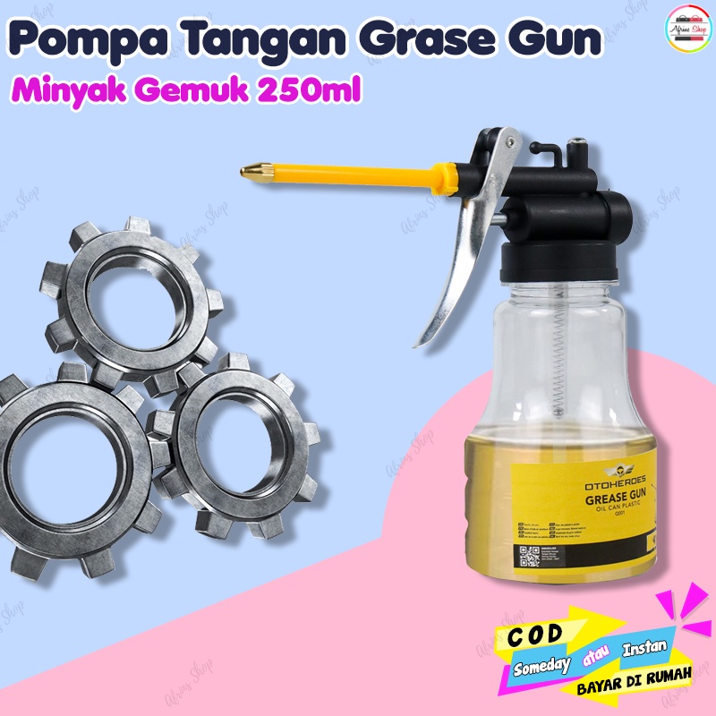 Jual Botol Pelumas Rantai 250ml Pompa Tangan Minyak Gemuk | Shopee ...