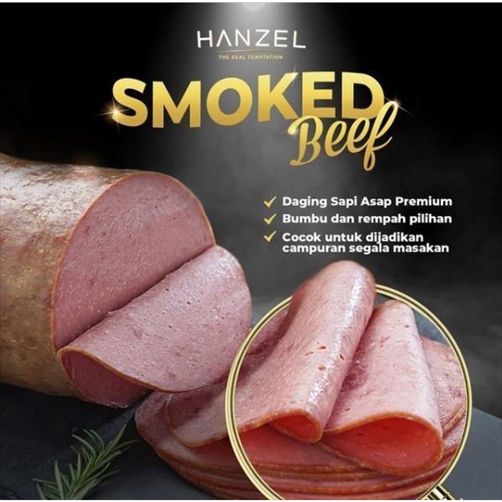 Jual HANZEL SMOKED BEEF 200 GR | Shopee Indonesia