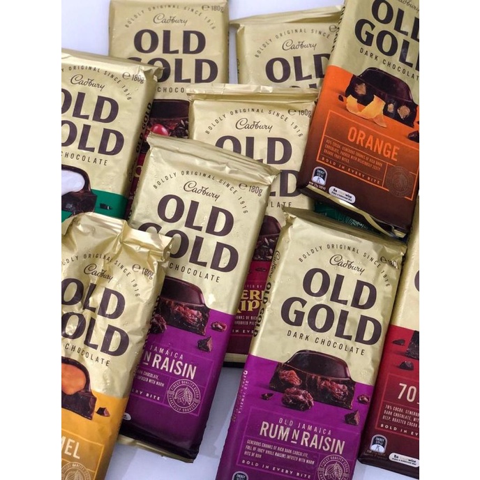 Jual CADBURY OLD GOLD DARK CHOCOLATE OLD JAMAICA RUM N RAISIN Shopee Indonesia