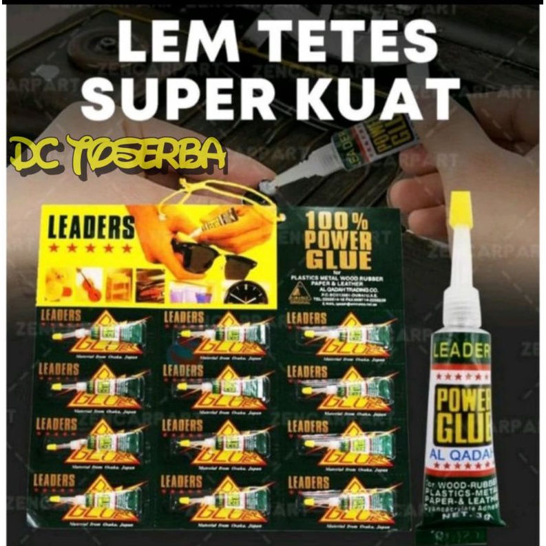 Jual Lem Tetes Super Kuat Lem Power Instant Glue Leader Lem Korea Super Shopee Indonesia