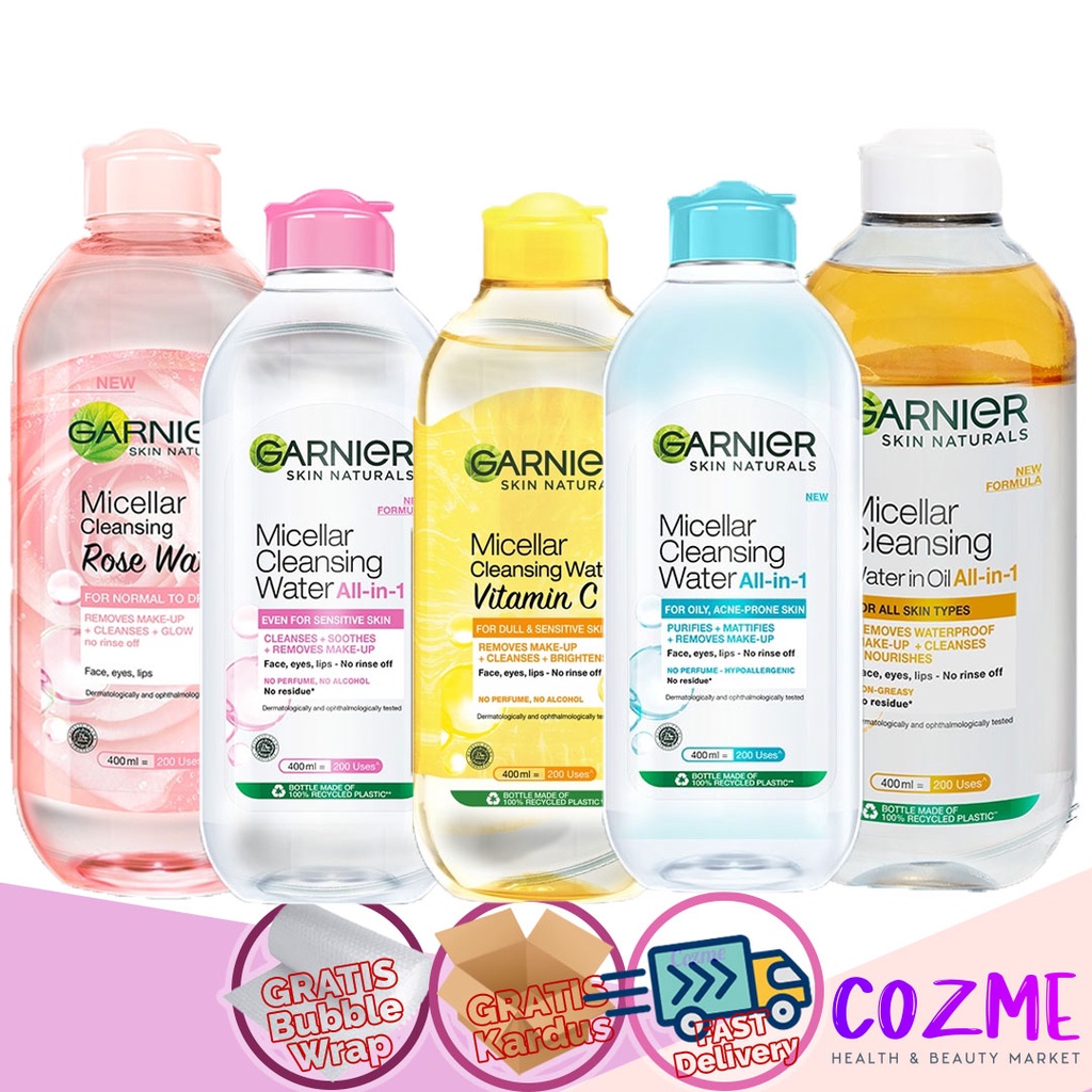 Jual GARNIER Micellar Water All Varian 400mL | Shopee Indonesia