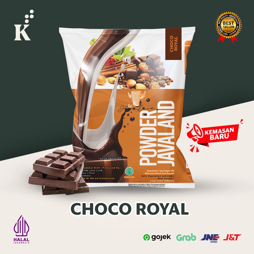 Jual Bubuk Minuman Bubble Powder Drink Choco Royal ORIGINAL Javaland ...