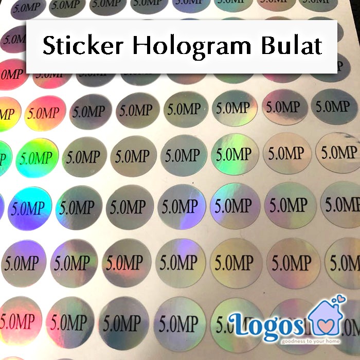 Jual Stiker Hologram BULAT Sticker Label Original Segel Kosmetik Olshop ...