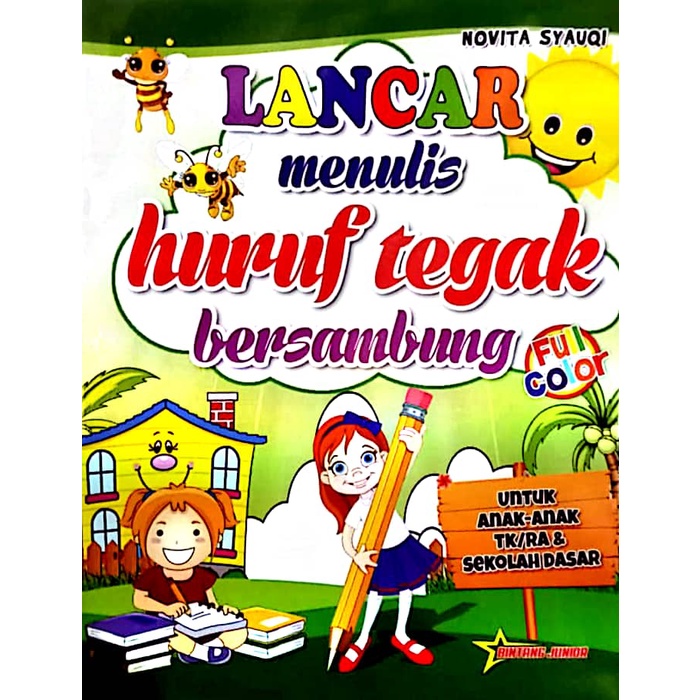 Jual LANCAR MENULIS HURUF TEGAK BERSAMBUNG (PENERBIT: BINTANG JUNIOR ...