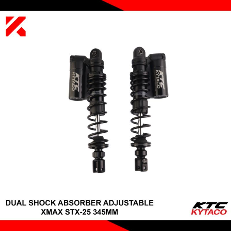 Jual Dual Shock Absorber Adjustable Xmax STX-25 KTC KYTACO 350mm ...
