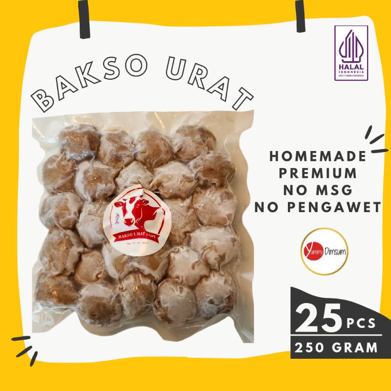 Jual Baso Bakso Urat Sapi Homemade Premium Frozen Food Halal Tanpa Msg