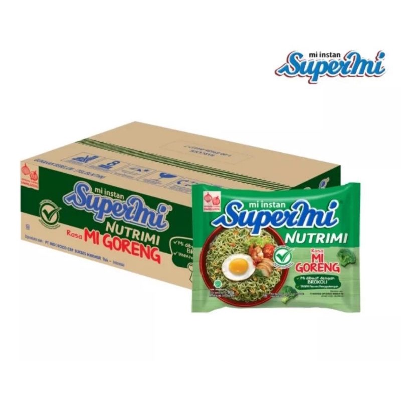 Jual Dus Pcs Supermi Nutrimi Rasa Mie Goreng Gram Ts Shopee