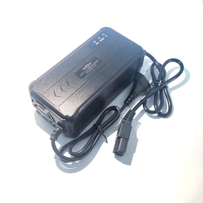 Jual Adaptor Charger Baterai Aki Lifepo4 48V 2A Sepeda Motor Listrik