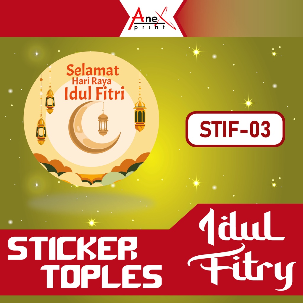 Jual STIKER TOPLES LEBARAN IDUL FITRI / STIKER LEBARAN IDUL FITRI ...
