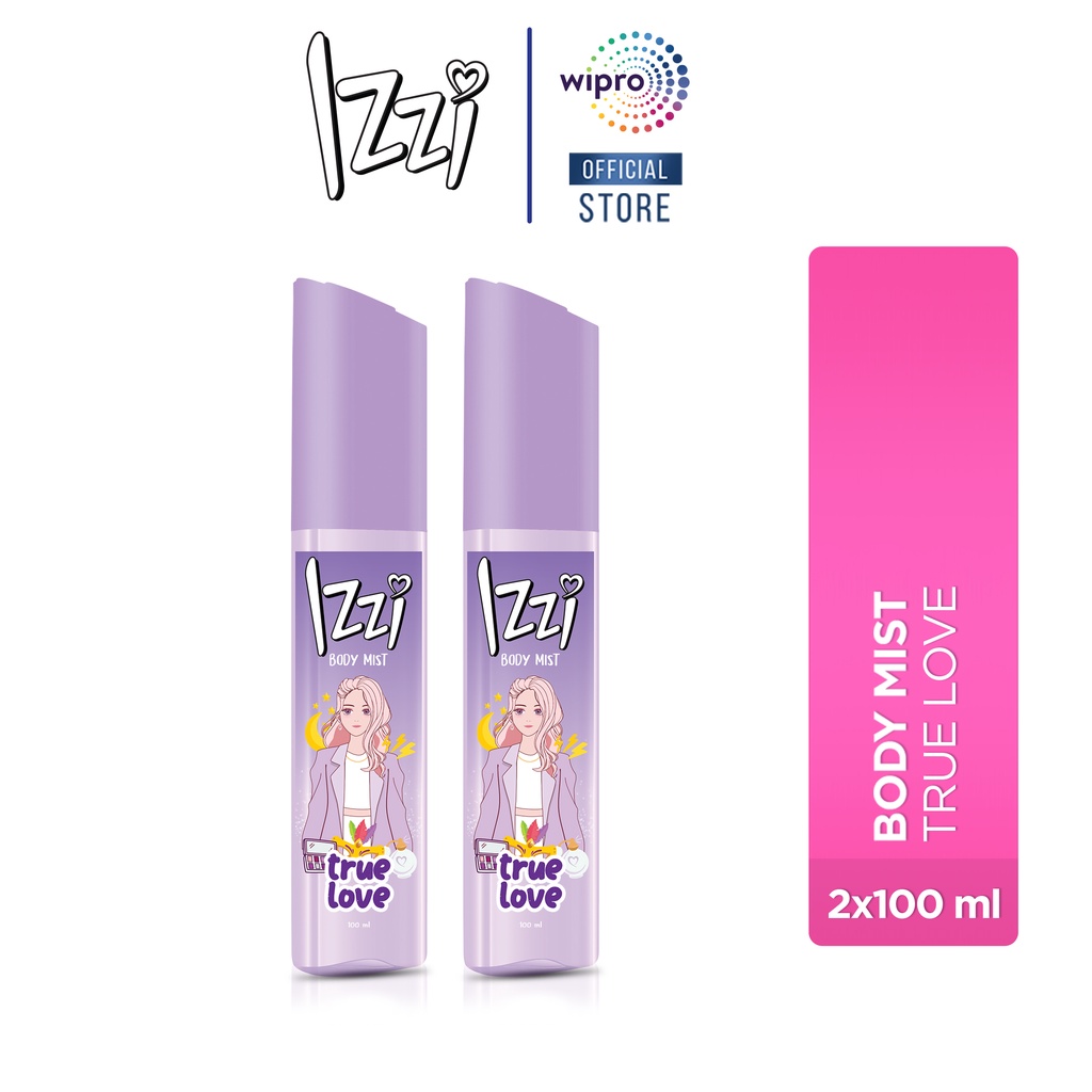 Jual IZZI Body Mist True Love Parfum Wanita 100ml x 2 Shopee