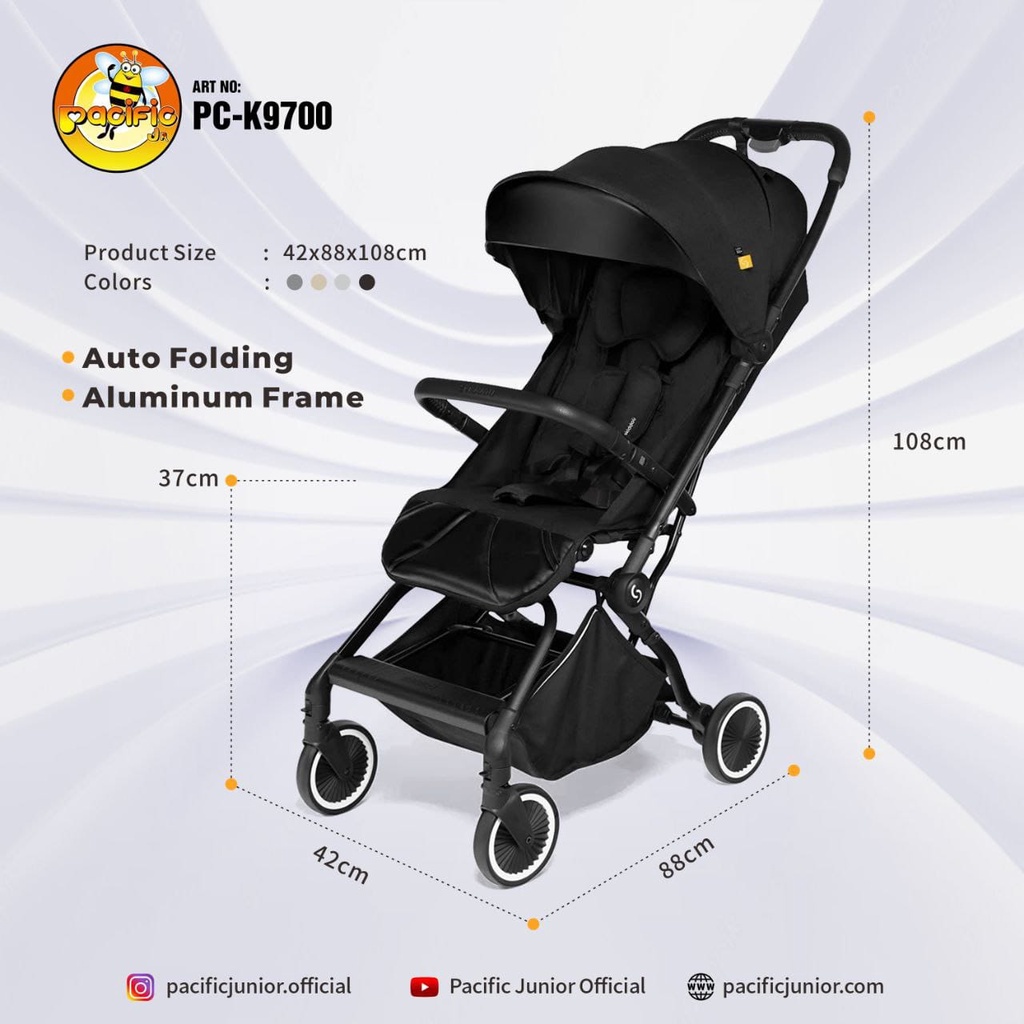 Jual Cabin Size Dimension Stroller Traveling Original Gagang Handle