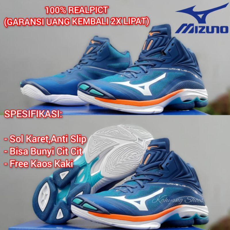 Jual Sepatu Voli Mizuno Wave Momentum Lightning Z6 Wlz 6 Premium Original Sepatu Volly Pria Dan