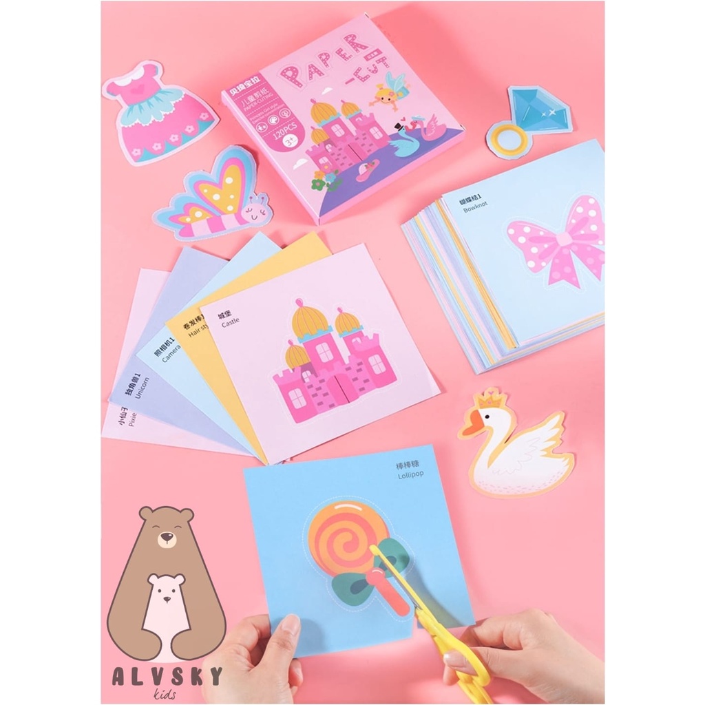 Jual MAINAN PAPER CUTTING PAPER CUTTING ACTIVITY SET / MAINAN ...