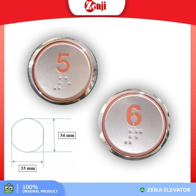 Jual Promo TOMBOL HYUNDAI LIFT SQUARE/PUSH BUTTON HYUNDAI ELEVATOR ...