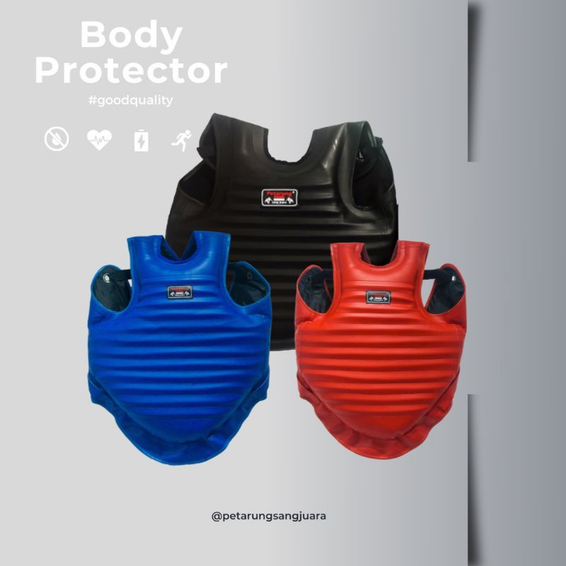 Jual Body Protector Pencak Silat Pelindung Badan Pencak Silat Tali Shopee Indonesia