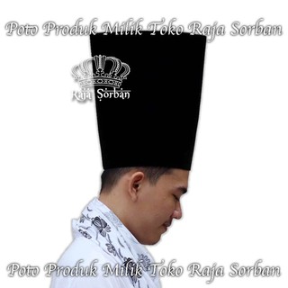 Jual Songkok Hitam Tinggi 14, 20, 30cm - Songkok Tinggi 14cm - Songkok ...