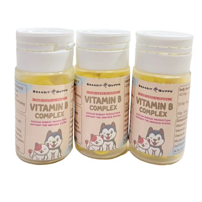 Jual vitamin b complex anjing kucing becomp dog cat untuk imun badan ...