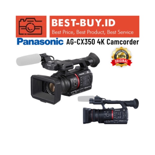 4k Camcorder Panasonic AG-CX350 256GB Tripod Microphone