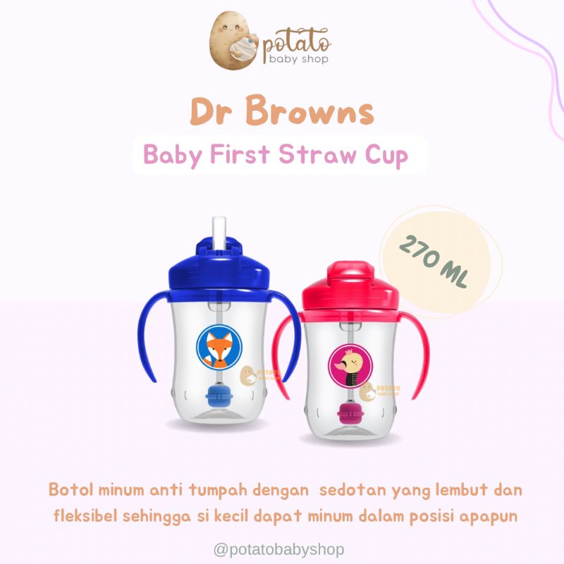 Dr Brown's 1st Straw Cup 270ml 6M